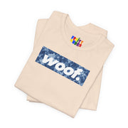 Woof. | Acid Wash Denim Pride T-shirt