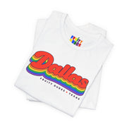 Dallas Gay Pride | Retro Rainbow Texas T-shirt