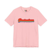 Provincetown Gay Pride | Retro Rainbow Massachusetts T-shirt