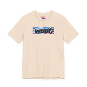 Woof. | Airbrush Chrome Pride T-shirt