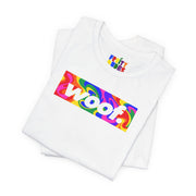 Woof. | Molten Rainbow Pride T-shirt