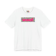 Woof. | Rainbow Leopard Print Gay Pride T-shirt