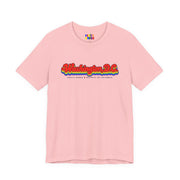 Washington DC Gay Pride | Retro Rainbow District of Columbia T-shirt
