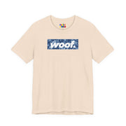 Woof. | Acid Wash Denim Pride T-shirt