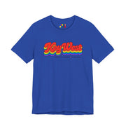 Key West Gay Pride | Retro Rainbow Florida T-shirt