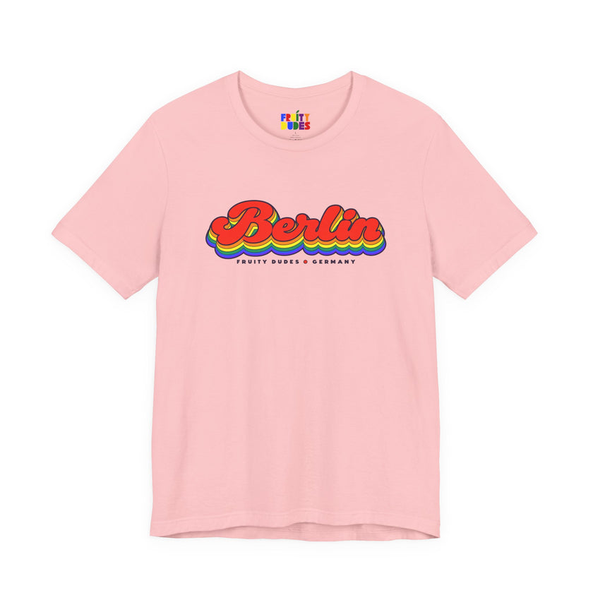 Berlin Gay Pride | Retro Rainbow Germany T-shirt