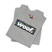 Woof. | Oil Slick Pride T-shirt
