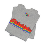 Philadelphia Gay Pride | Retro Rainbow Pennsylvania T-shirt