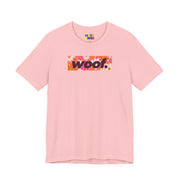Woof. | Retro Daisies Pride T-shirt