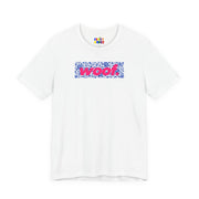 Woof. | Blue Porcelain Pride T-shirt