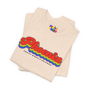 Phoenix Gay Pride | Retro Rainbow Arizona T-shirt