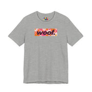 Woof. | Retro Daisies Pride T-shirt
