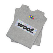 Woof. | Holographic Pride T-shirt