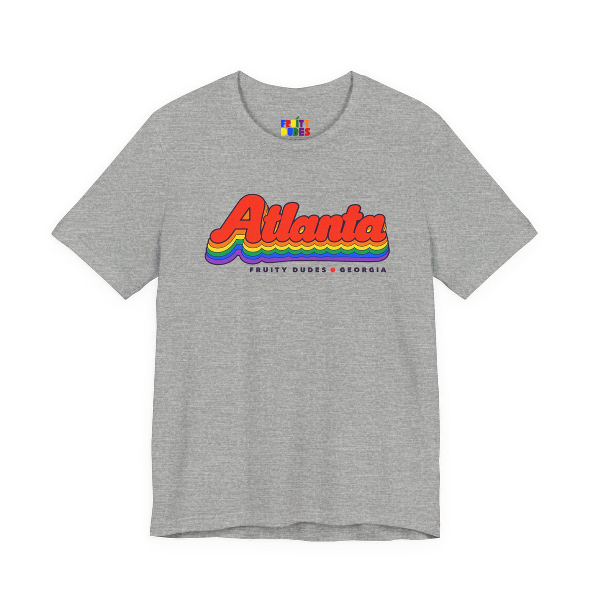 Atlanta Gay Pride | Retro Rainbow Georgia T-shirt