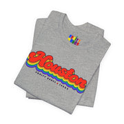Houston Gay Pride | Retro Rainbow Texas T-shirt