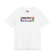 Woof. | Rainbow Tie Dye Pride T-shirt