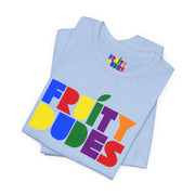 Fruity Dudes | Bold Rainbow Pride Logo T-shirt