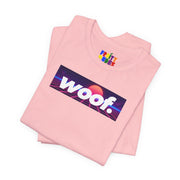 Woof. | Neon Grid Pride T-shirt