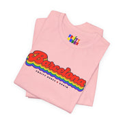 Barcelona Gay Pride | Retro Rainbow Spain T-shirt