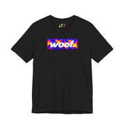 Woof. | Thermal Wave Pride T-shirt