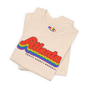 Atlanta Gay Pride | Retro Rainbow Georgia T-shirt