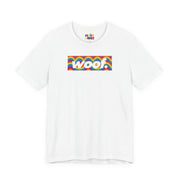 Woof. | Rainbow Waves Pride T-shirt