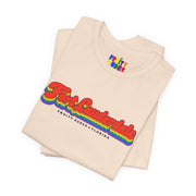 Fort Lauderdale Gay Pride | Retro Rainbow Florida T-shirt