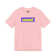 Woof. | Checker Melt Pride T-shirt