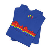 Rio de Janeiro Gay Pride | Retro Rainbow Brazil T-shirt