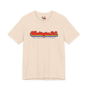 Washington DC Gay Pride | Retro Rainbow District of Columbia T-shirt