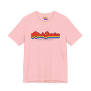 Rio de Janeiro Gay Pride | Retro Rainbow Brazil T-shirt
