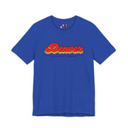 Denver Gay Pride | Retro Rainbow Colorado T-shirt
