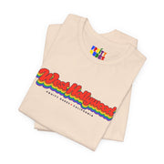 West Hollywood Gay Pride | Retro Rainbow California T-shirt
