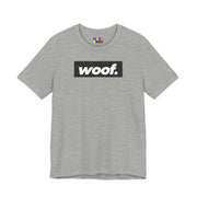 Woof. | Confetti Brights Pride T-shirt