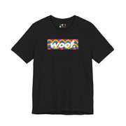 Woof. | Rainbow Waves Pride T-shirt