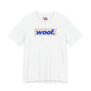 Woof. | Confetti Terrazzo Pride T-shirt