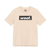 Woof. | Confetti Brights Pride T-shirt