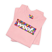 Woof. | Rainbow Blocks Pride T-shirt
