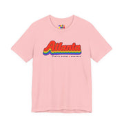 Atlanta Gay Pride | Retro Rainbow Georgia T-shirt
