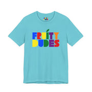 Fruity Dudes | Bold Rainbow Pride Logo T-shirt