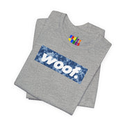 Woof. | Acid Wash Denim Pride T-shirt