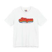 Sitges Gay Pride | Retro Rainbow Spain T-shirt