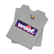 Woof. | Neon Grid Pride T-shirt