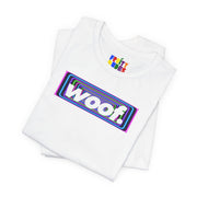 Woof. | Electric Tunnel Pride T-shirt