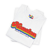 Houston Gay Pride | Retro Rainbow Texas T-shirt