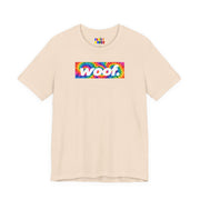 Woof. | Rainbow Tie Dye Pride T-shirt