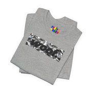 Woof. | Liquid Chrome Pride T-shirt