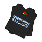 Woof. | Airbrush Chrome Pride T-shirt