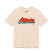 Atlanta Gay Pride | Retro Rainbow Georgia T-shirt
