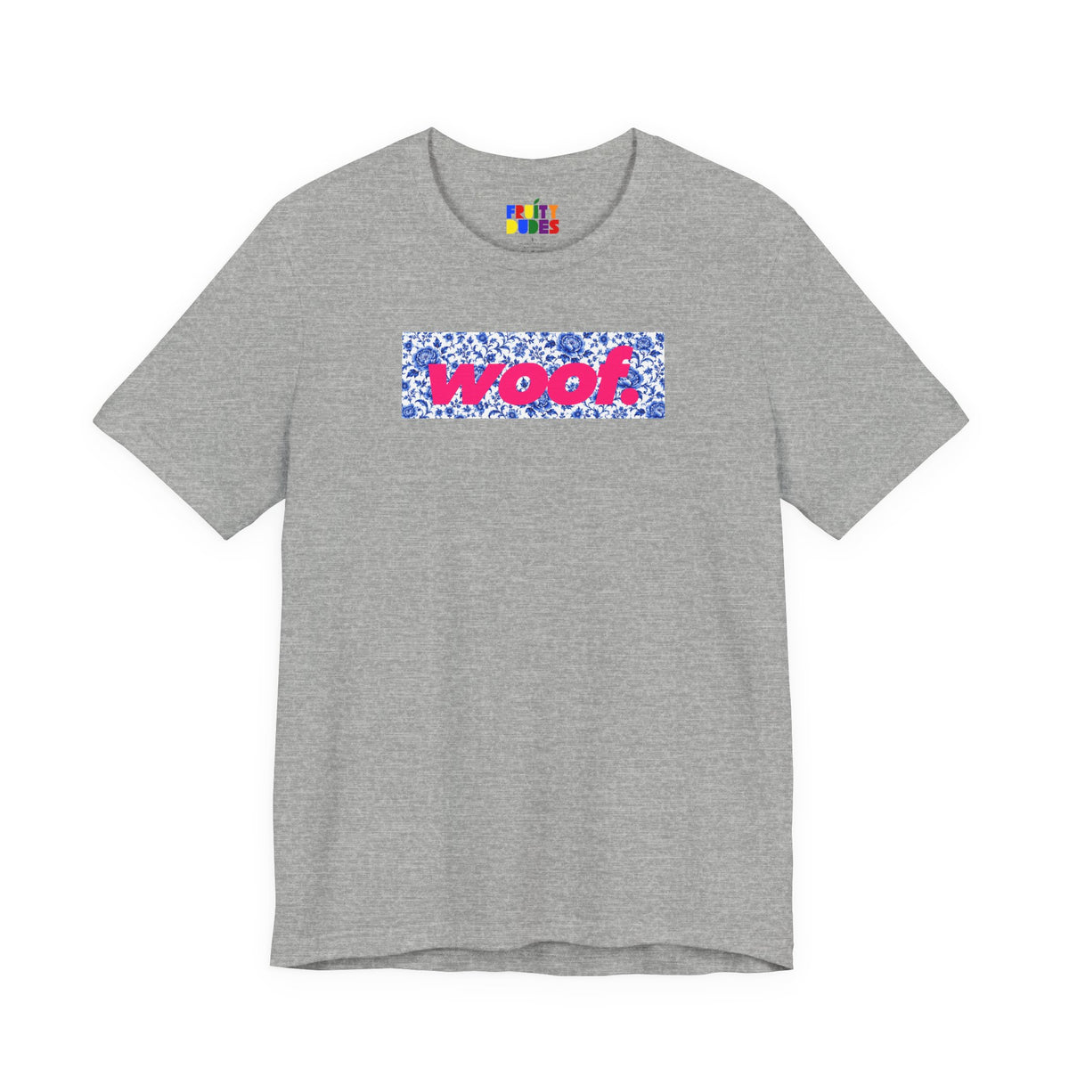Woof. | Blue Porcelain Pride T-shirt